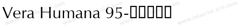 Vera Humana 95字体转换